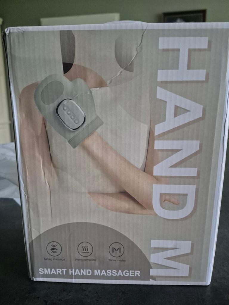 Smart Hand Massager - Handmassageapparaat met warmte, Sport en Fitness, Massageproducten, Ophalen of Verzenden