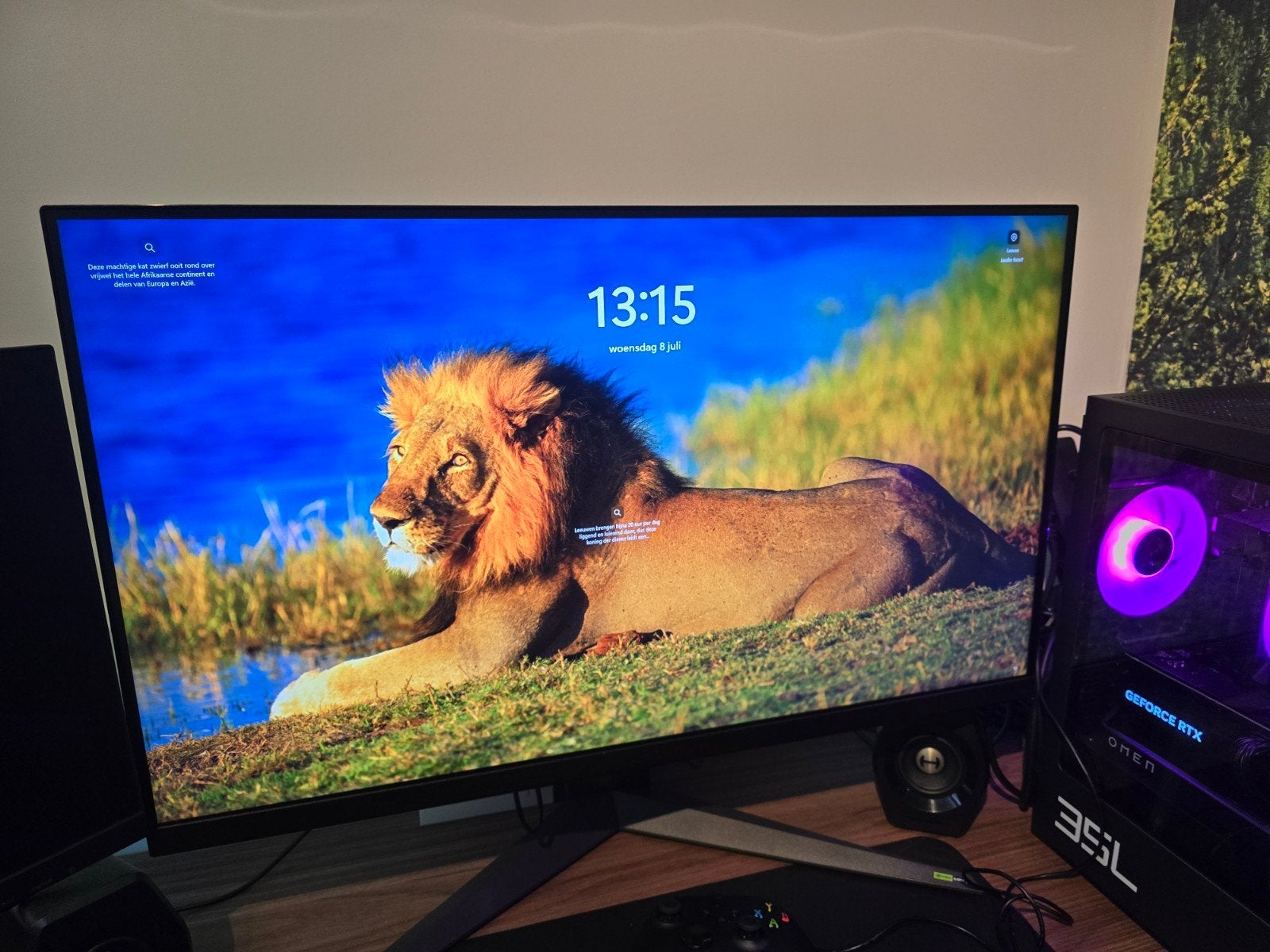 LG UltraGear 32GR93U-B - 4K IPS Gaming Monitor - 144hz, IPS, 101 t/m 150 Hz, HDMI, Ophalen