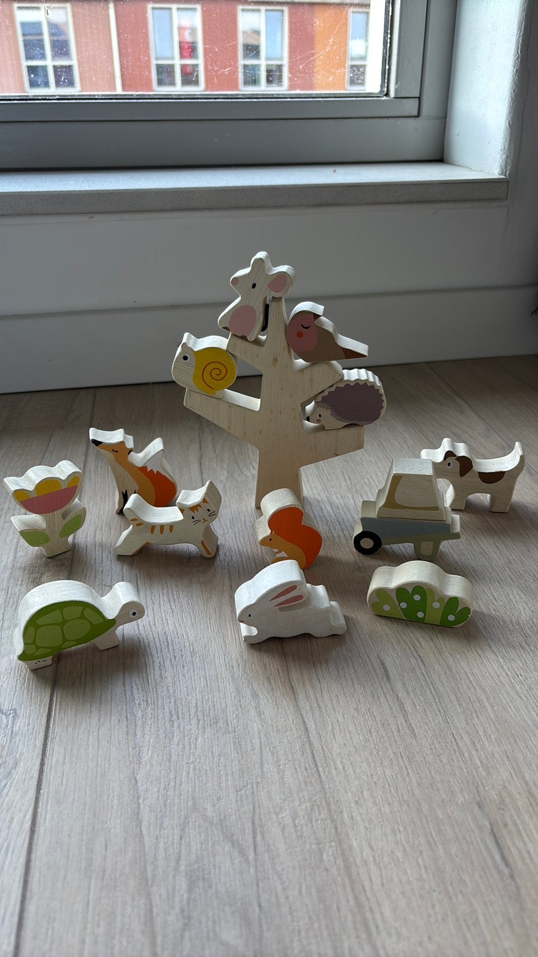 Tender Leaf Toys | Garden Friends - Stapel diertjes, Kinderen en Baby's, Ophalen of Verzenden, Zo goed als nieuw