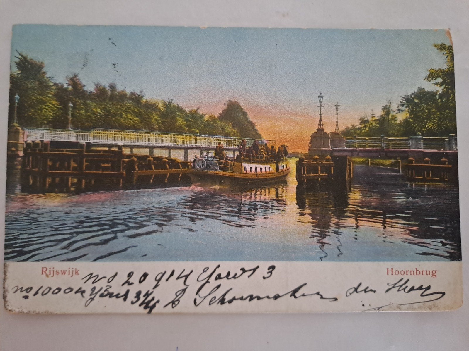 Rijswijk,  Hoornbrug, gelopen, Ophalen of Verzenden, Voor 1920, Zuid-Holland