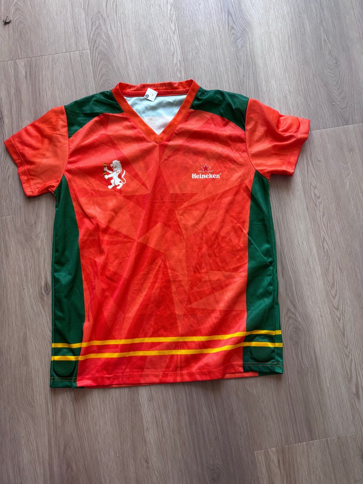 Oranje WK voetbalshirt Samba 2014  Brazilië one size, Ophalen of Verzenden, Zo goed als nieuw, Shirt