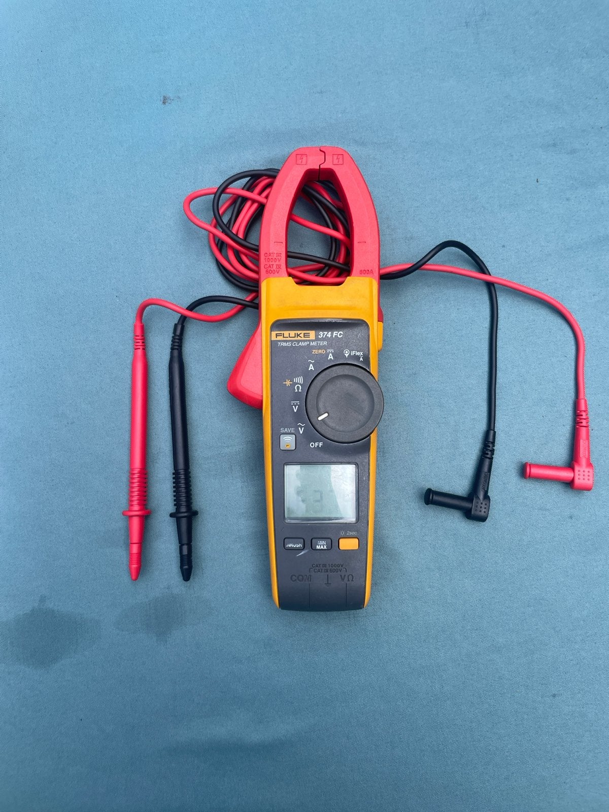 Fluke 374 FC TRMS bleutooth fluke connect, Ophalen of Verzenden, Zo goed als nieuw, Multimeter