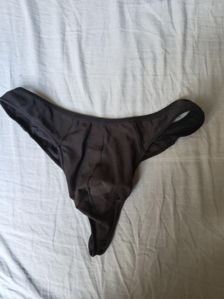Heren string maat M, Verzenden, Zwart, Onbekend, Slip