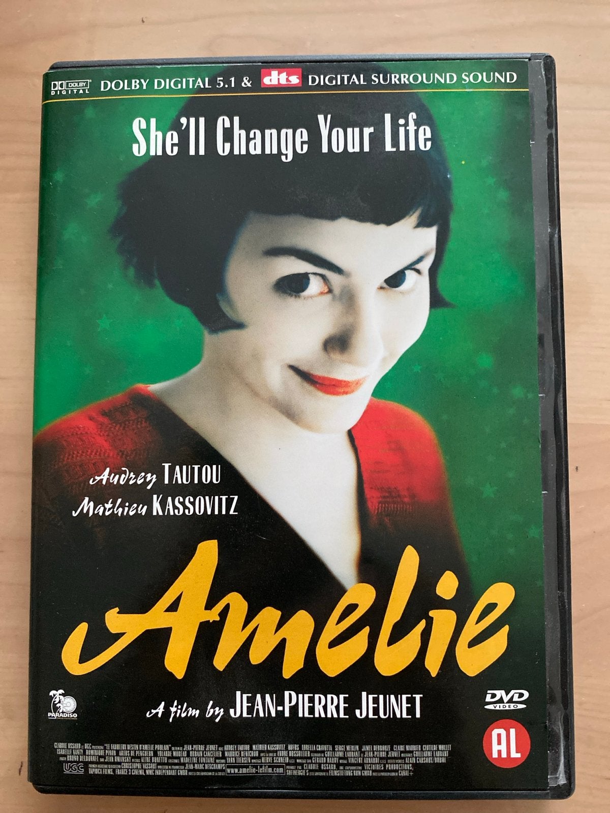 Amélie (Le Fabuleux Destin d'Amélie Poulain) DVD, Alle leeftijden, Nederlands, Breedbeeld, Zo goed als nieuw