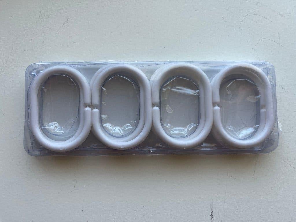 Nieuw: Ringen douchegordijn, Nieuw, Ophalen of Verzenden, Douche-accessoire, Wit