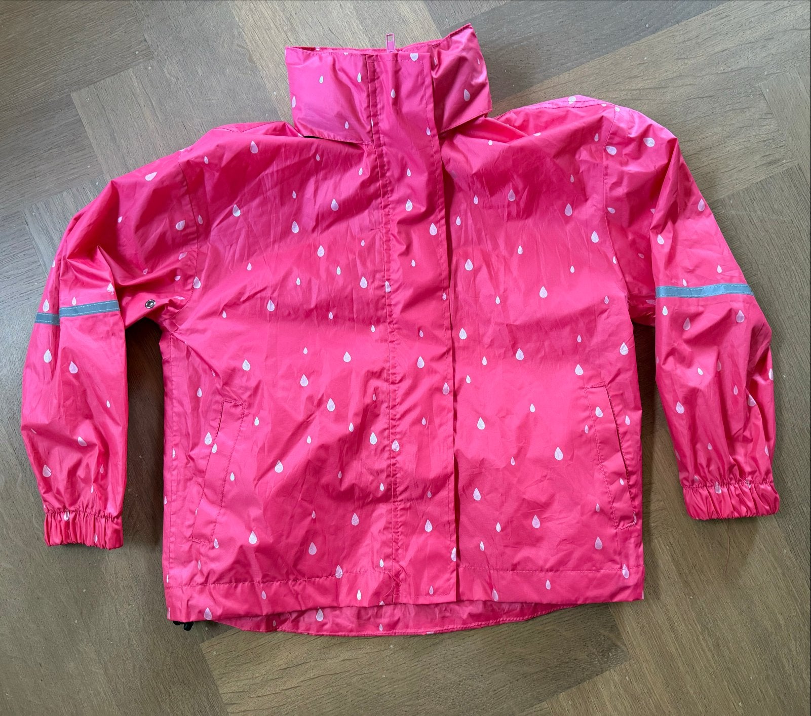 NIEUW Roze regenjas maat 116 - Ideaal voor zwemles!, Ophalen, Nieuw, Meisje, Jas