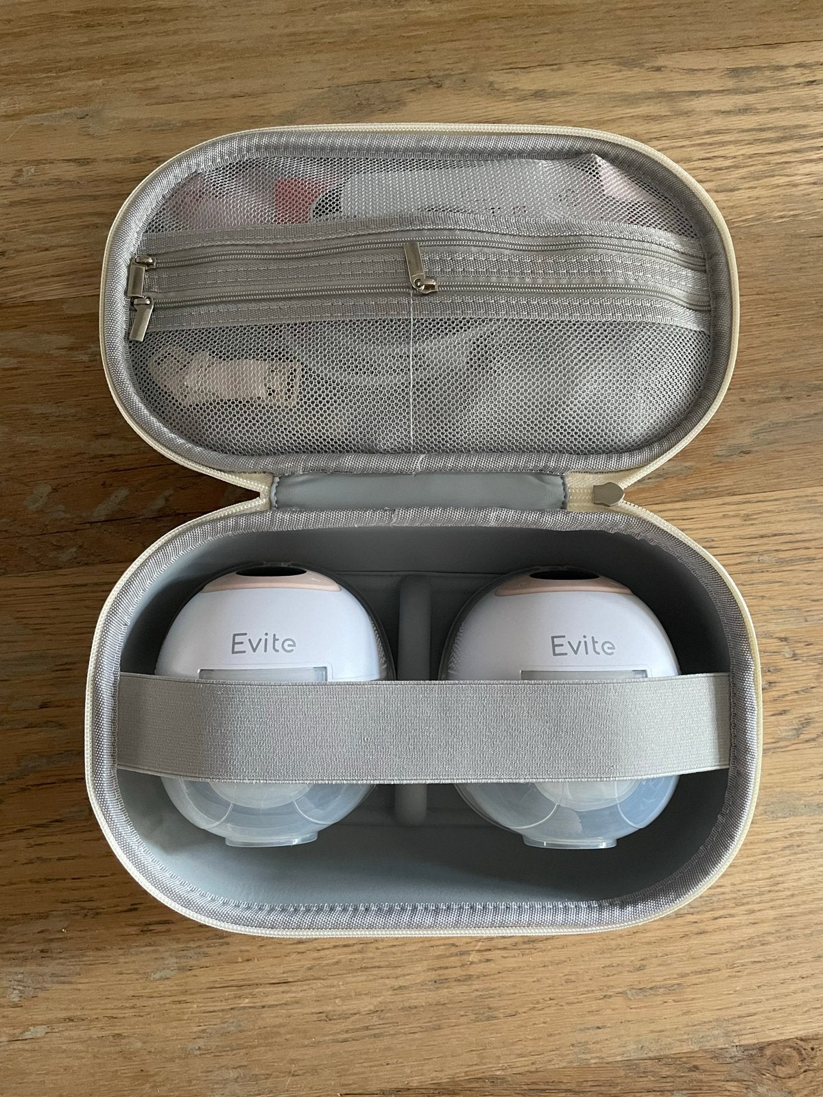 Evite Elektrische Draadloze Borstkolf Nova met tas, Ophalen of Verzenden, Zo goed als nieuw