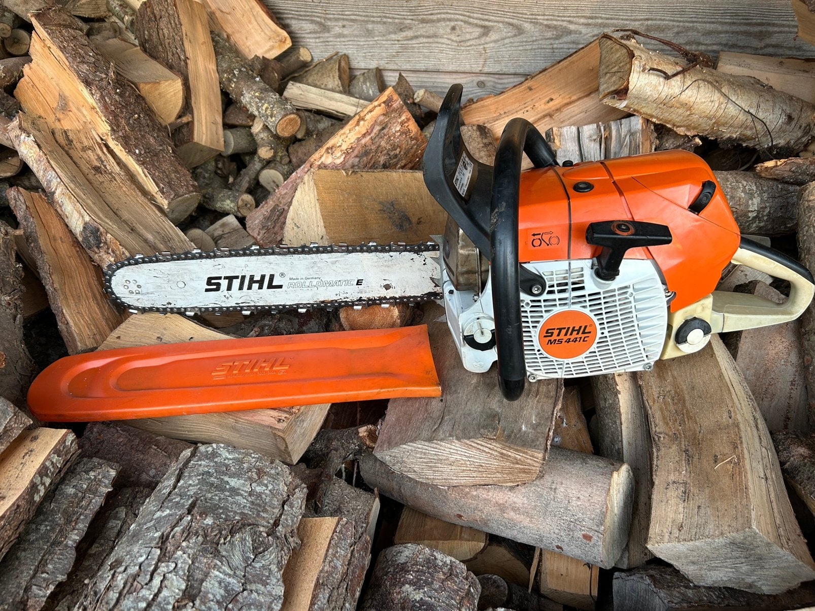 Stihl MS441C kettingzaag 70,7cc bouwjaar 2012, Tuin en Terras, Ophalen of Verzenden, Zo goed als nieuw
