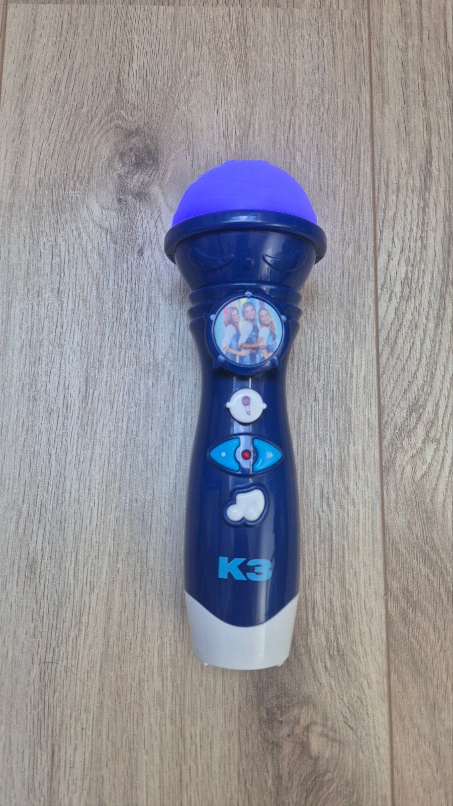 Leuke K3 microfoon met licht& geluid, Ophalen of Verzenden, Zo goed als nieuw, Batterij