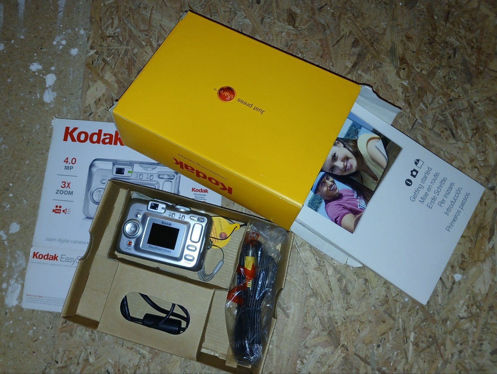 Kodak EasyShare CX7430 Digitale Camera 4.0 MP 3x Zoom, Handleiding, Gebruikt, Ophalen of Verzenden, 4 t/m 7 keer