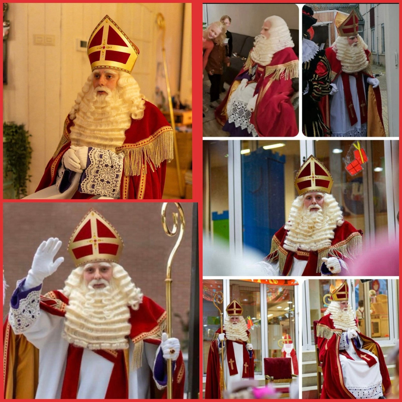 Sinterklaas thuis of school bezoek!, Ophalen of Verzenden, Zo goed als nieuw