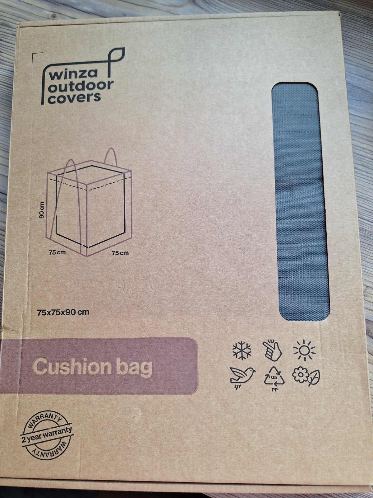 Nieuwe Winza Outdoor Covers Kussentas 75x75x90 cm, Ophalen of Verzenden, Nieuw