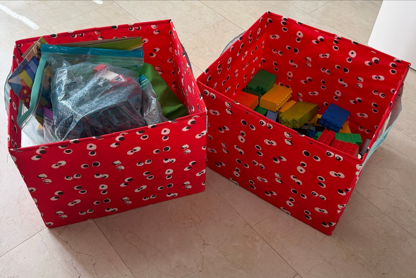2x ikea Opbergboxen, Ophalen, Gebruikt, Overige stijlen, Rood
