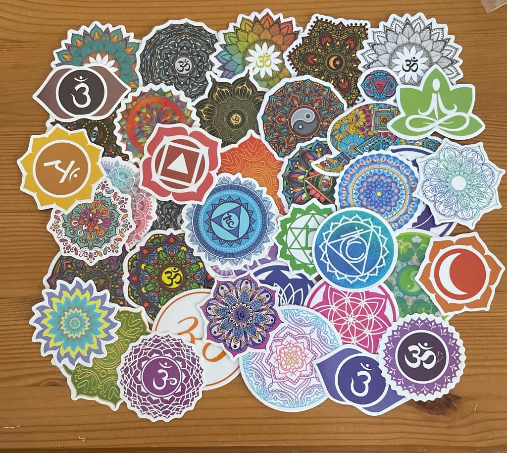 Mandala, yoga stickers, Verzenden, Nieuw, Meerdere stickers