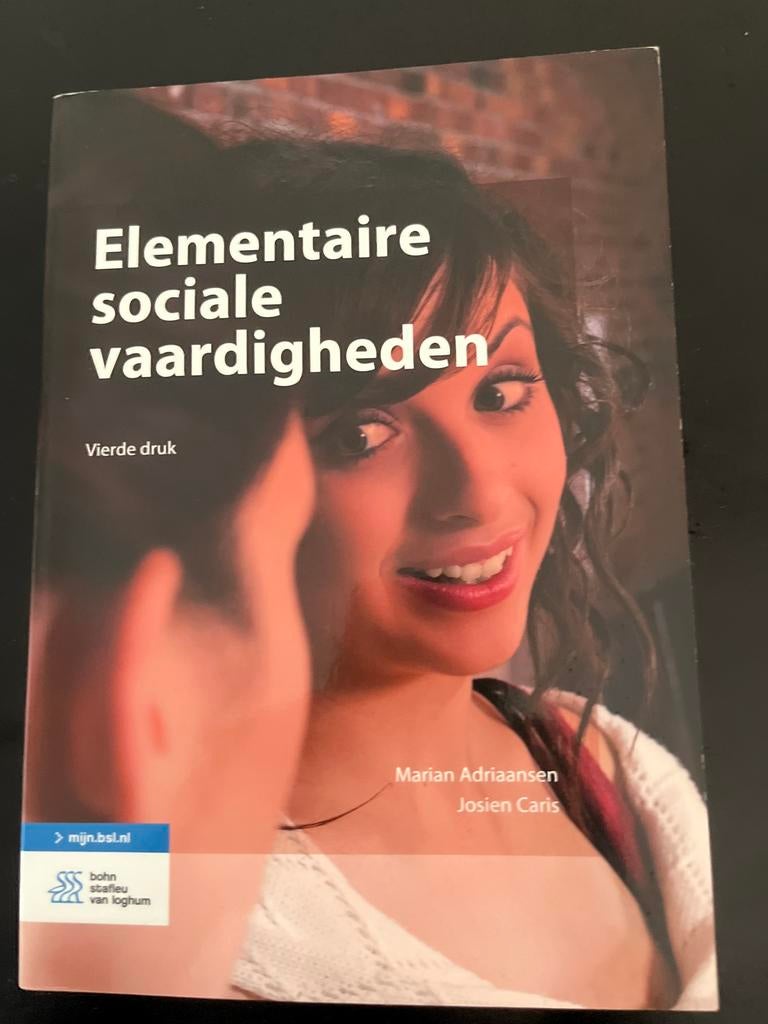 Elementaire sociale vaardigheden - Marian Adriaansen, Ophalen of Verzenden, Gamma, Zo goed als nieuw, HBO