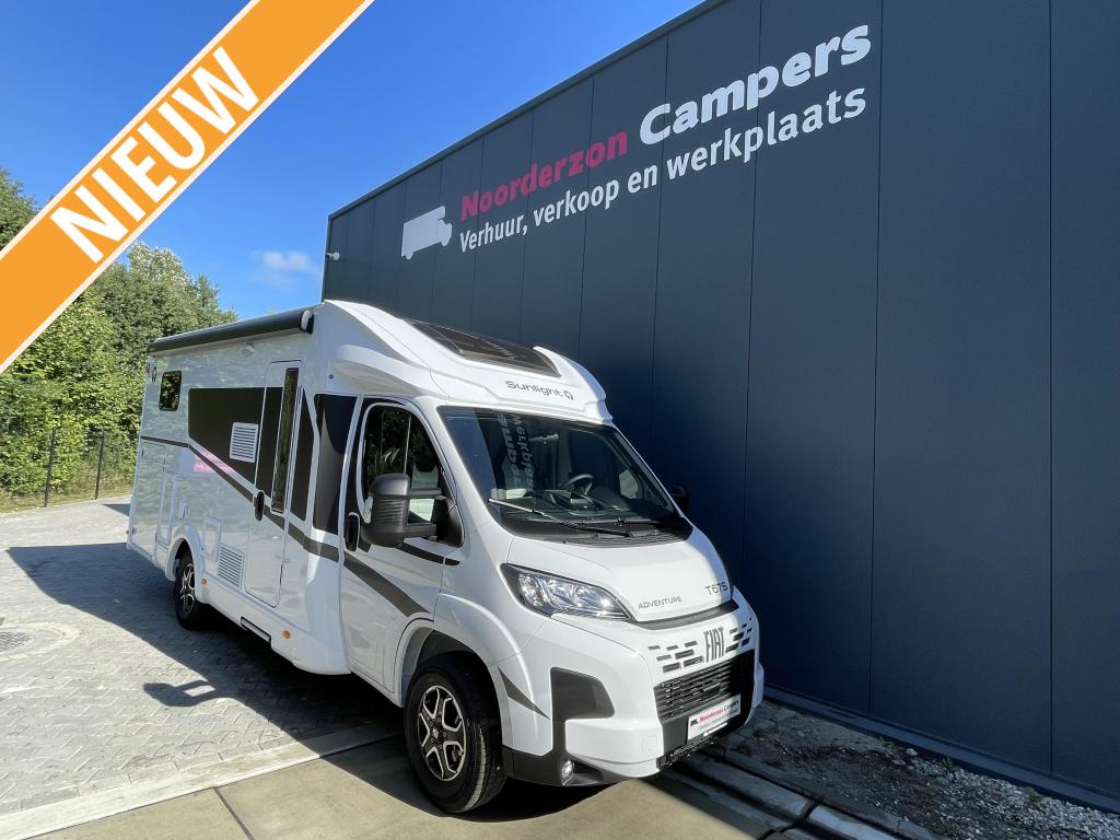 Sunlight T 67 S, Caravans en Kamperen, Campers, Bedrijf, tot en met 2, Half-integraal, Sunlight, Fiat, Diesel, Automaat, Standaard zit