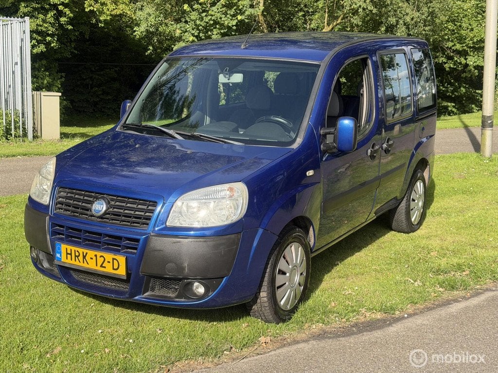 Fiat Doblo 1.4 Personenauto / NIEUWE APK / AIRCO / 102.000Km, Auto's, Fiat, Voorwielaandrijving, Gebruikt, Doblo, Blauw
