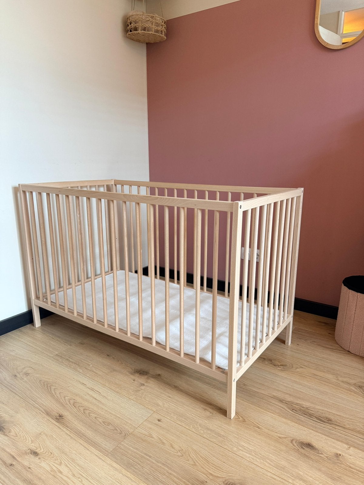 Ikea babybed, Kinderen en Baby's, Kinderkamer | Complete kinderkamers, Ophalen, Zo goed als nieuw, Jongetje of Meisje