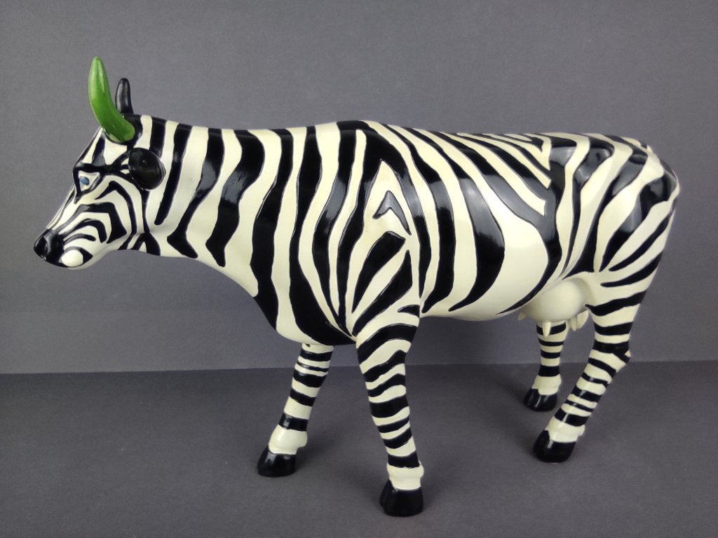 CowParade / Cow Parade Koe “The Greenhorn” LARGE, Antiek en Kunst, Ophalen of Verzenden, Beschilderd, Beeld, Meerkleurig