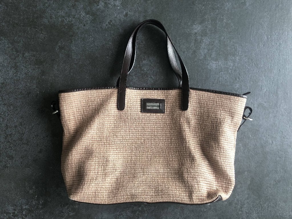 PESERICO tas, Verzenden, Gebruikt, Beige, Shopper
