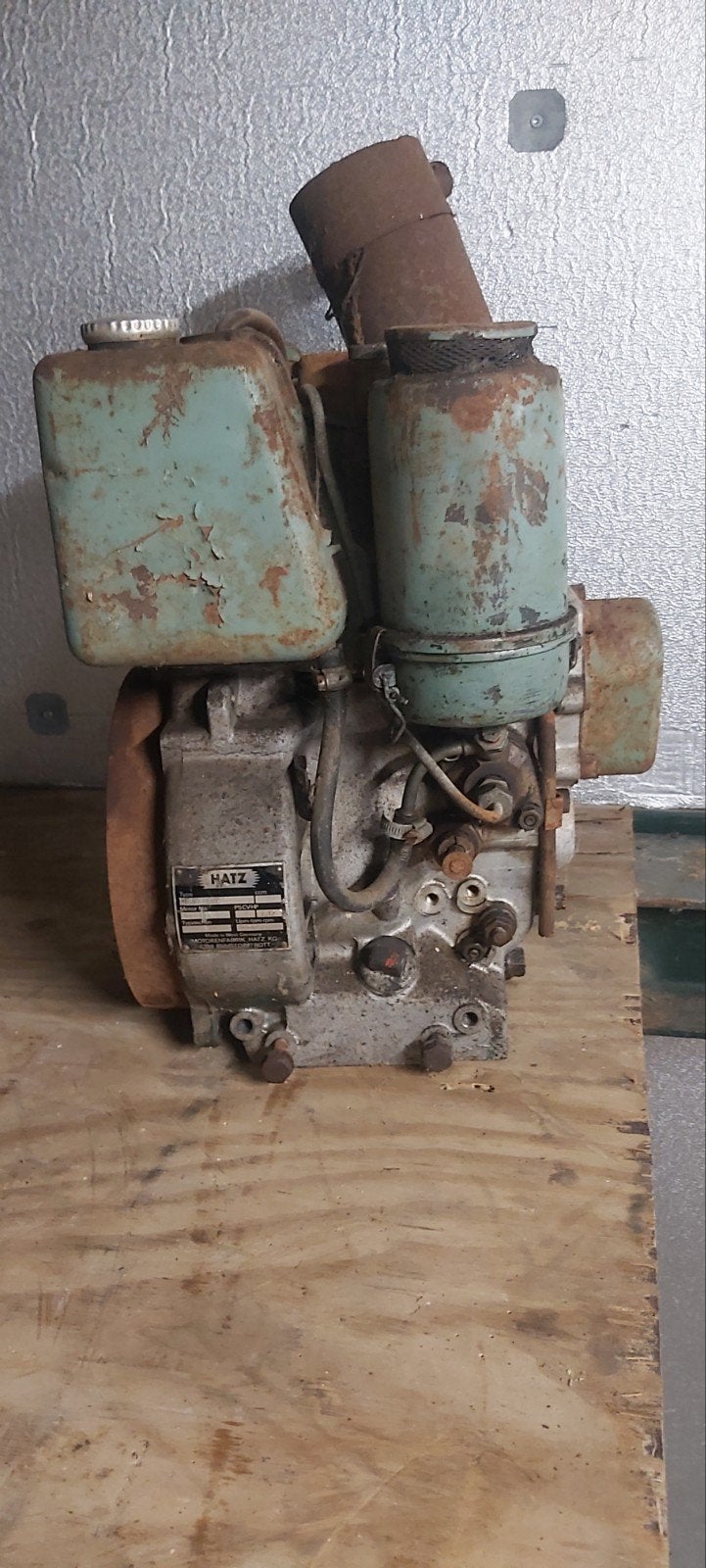 diesel motor hatz, Ophalen, Dieselmotor