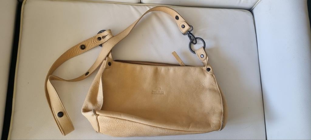 Fred de la Bretoniere schoudertasje, Sieraden, Tassen en Uiterlijk, Tassen | Damestassen, Schoudertasje, Bruin, Ophalen of Verzenden