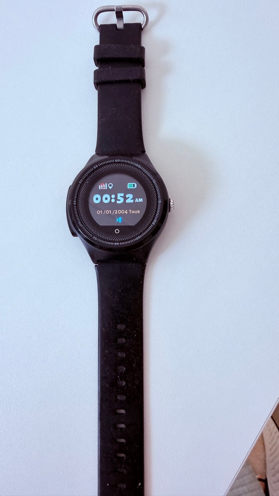 one2track Smartwatch met doos en oplader, Ophalen, Gebruikt, Zwart, GPS