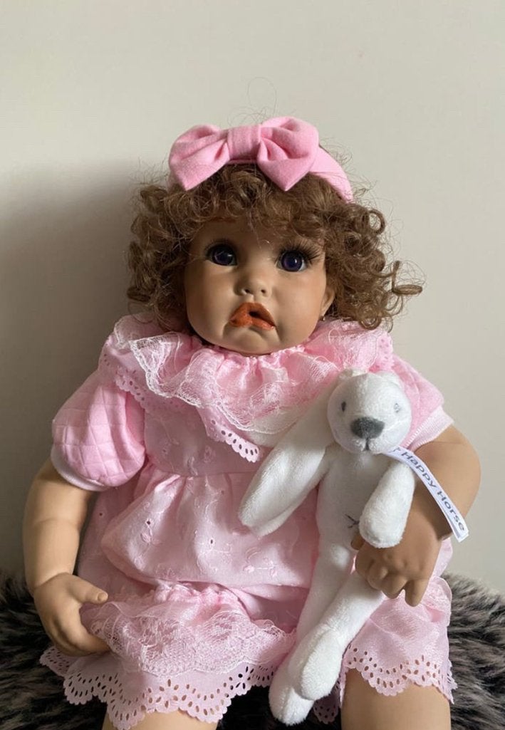 Levens echte baby pop, Verzamelen, Poppen, Verzenden, Zo goed als nieuw, Pop