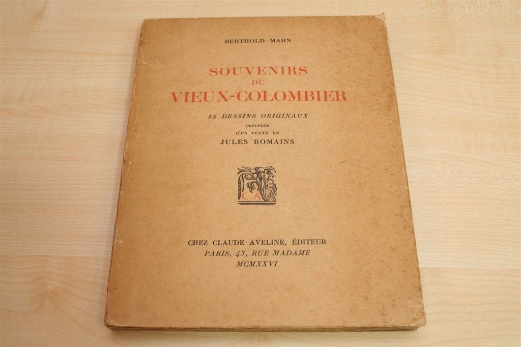 Souvenirs du Vieux-Colombier — Genummerde Editie [No. 356], Ophalen of Verzenden, Gelezen