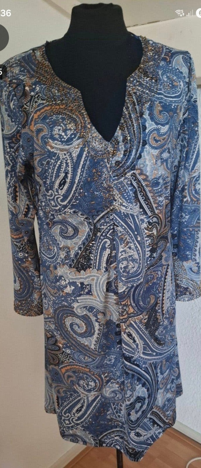 K DESIGNE JURK, Kleding | Dames, Ophalen of Verzenden, Zo goed als nieuw, Maat 38/40 (M), Onder de knie