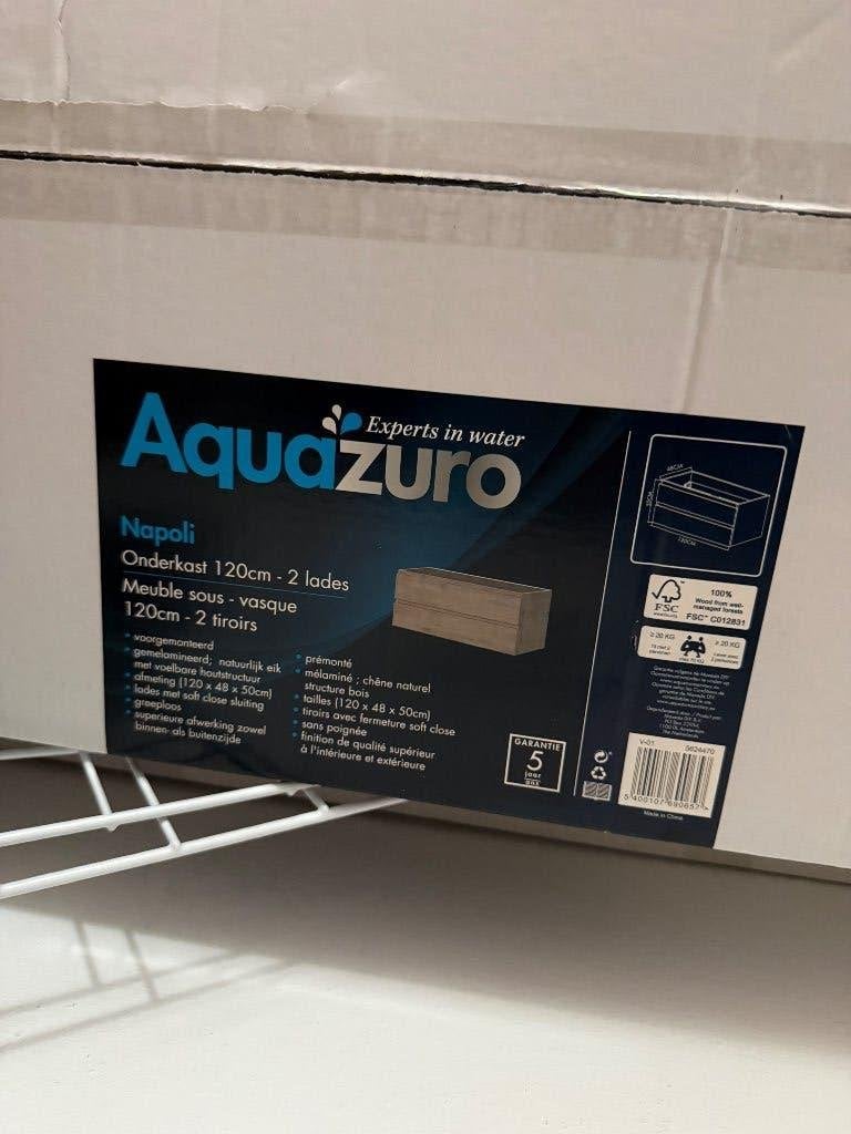 Aquazurro wastafelmeubel, Ophalen, 100 tot 150 cm, Overige typen, Minder dan 100 cm