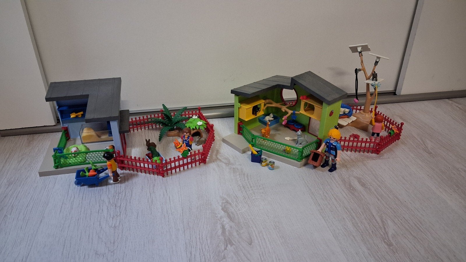Playmobil katten en knaagdieren set, Gebruikt, Gebouw, Complete set, Ophalen of Verzenden