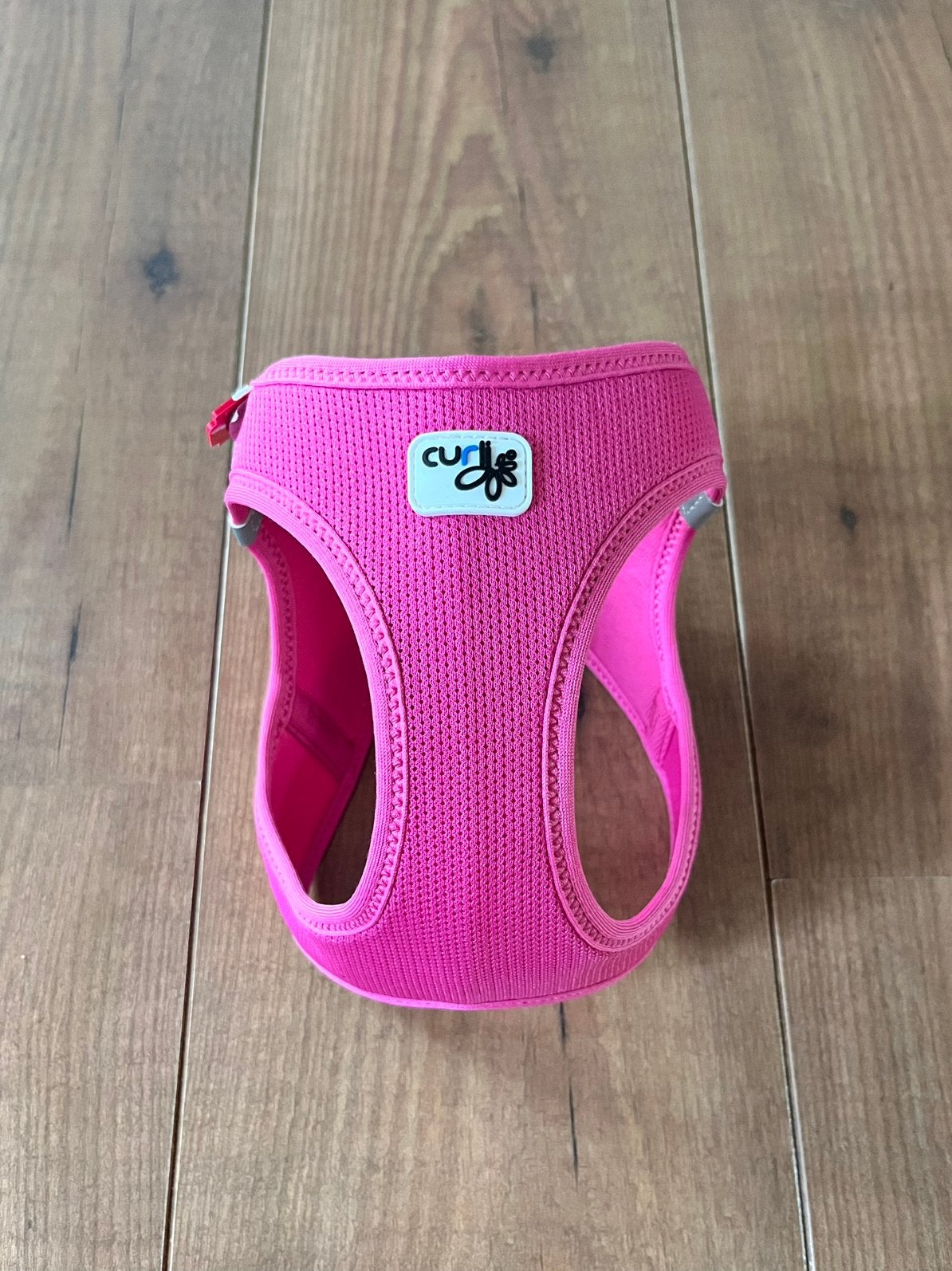 Curli hondentuigje maat m roze, Dieren en Toebehoren, Ophalen of Verzenden, Gebruikt, Hondenriem