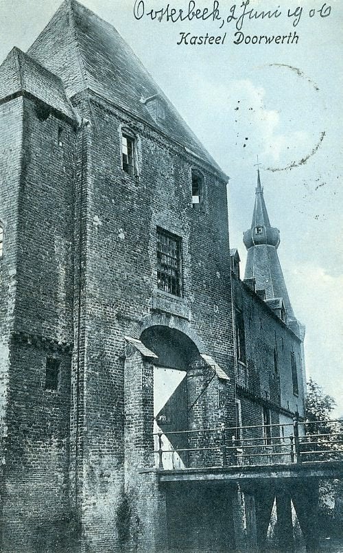 OOSTERBEEK – Kasteel Doorwerth 1906 (DR045), Verzamelen, Verzenden, Voor 1920, Gelopen, Gelderland