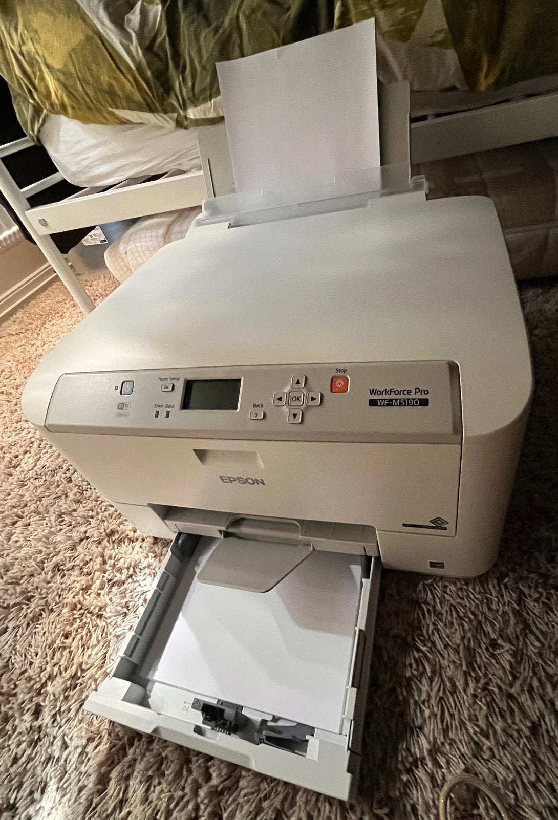 Epson inktjetprinter workforce pro wf m5190, Ophalen, Zo goed als nieuw