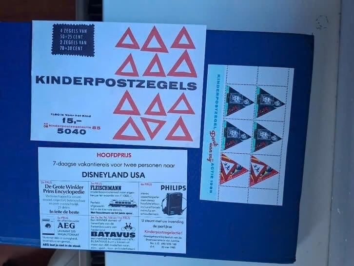 Postzegel NL 1985 PF Blok Kinderzegels in mapje 11-08, Ophalen of Verzenden, Na 1940, Postfris