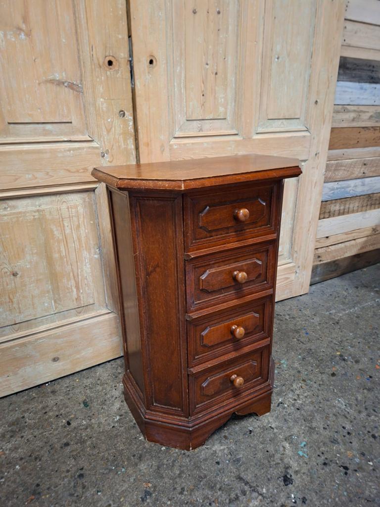 Leuk vintage ladekastje, 4 laden, Ophalen