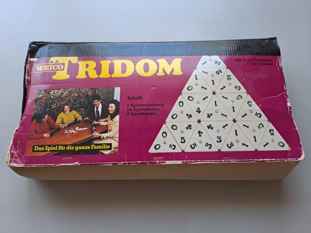 Spel Tridom, Hobby en Vrije tijd, Gezelschapsspellen | Bordspellen, Drie of vier spelers, Ophalen of Verzenden, Zo goed als nieuw