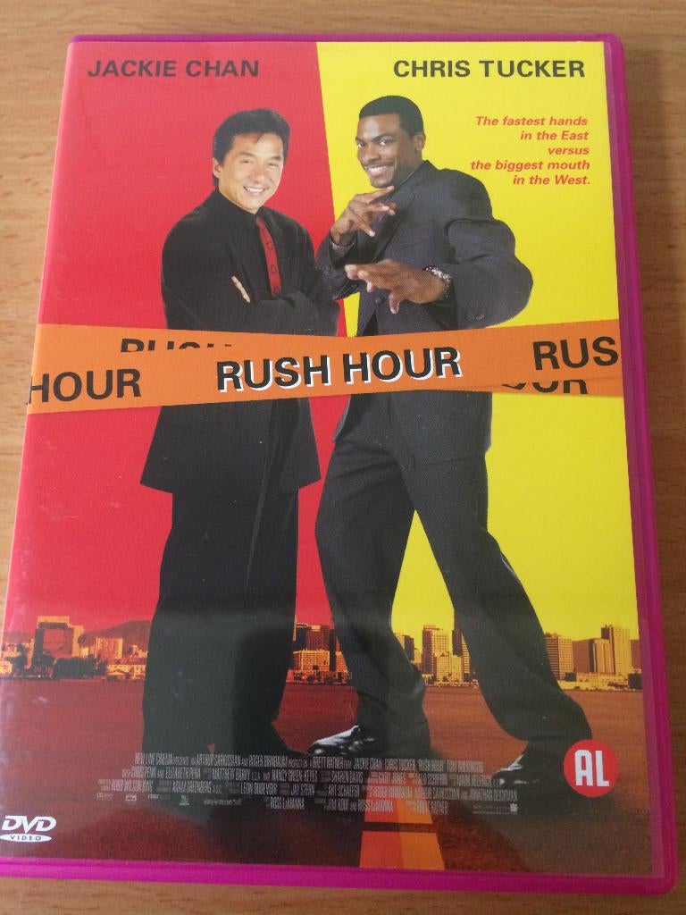 Dvd Rush hour, Cd's en Dvd's, Dvd's | Actie, Zo goed als nieuw, Actiekomedie, Alle leeftijden, Ophalen of Verzenden