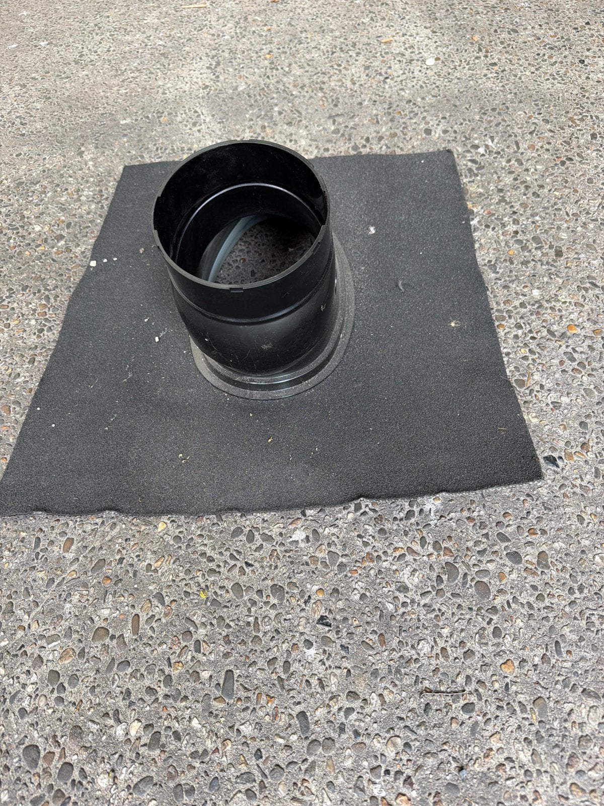 Dakdoorvoer voor ventilatie of afzuiging, Ophalen, Kunststof, Zwart, Overige typen