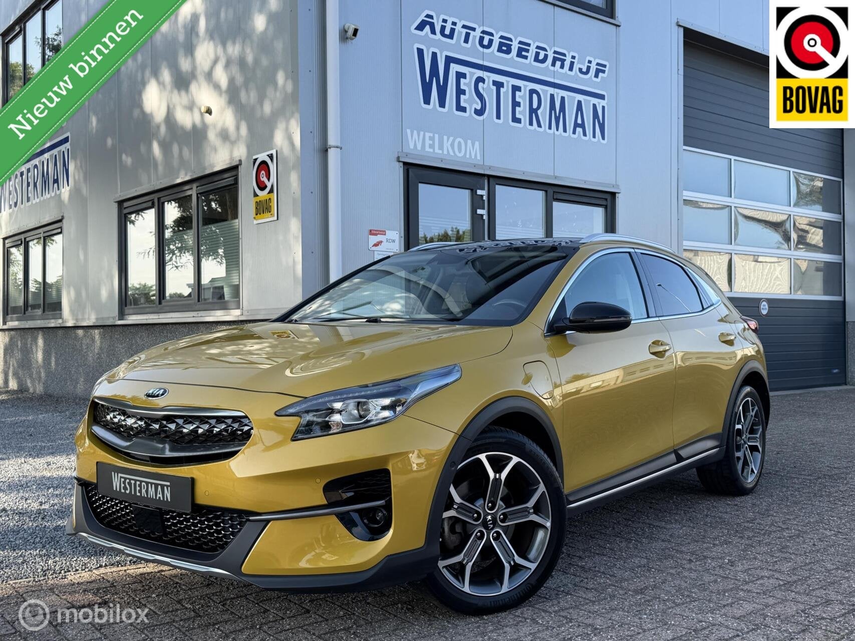 Kia XCeed 1.6 GDi PHEV ExecutiveLine SOH 96% Acc Pano Leer L, Auto's, Zwart, Met garantie (alle), Bedrijf, Hybride Elektrisch/Benzine
