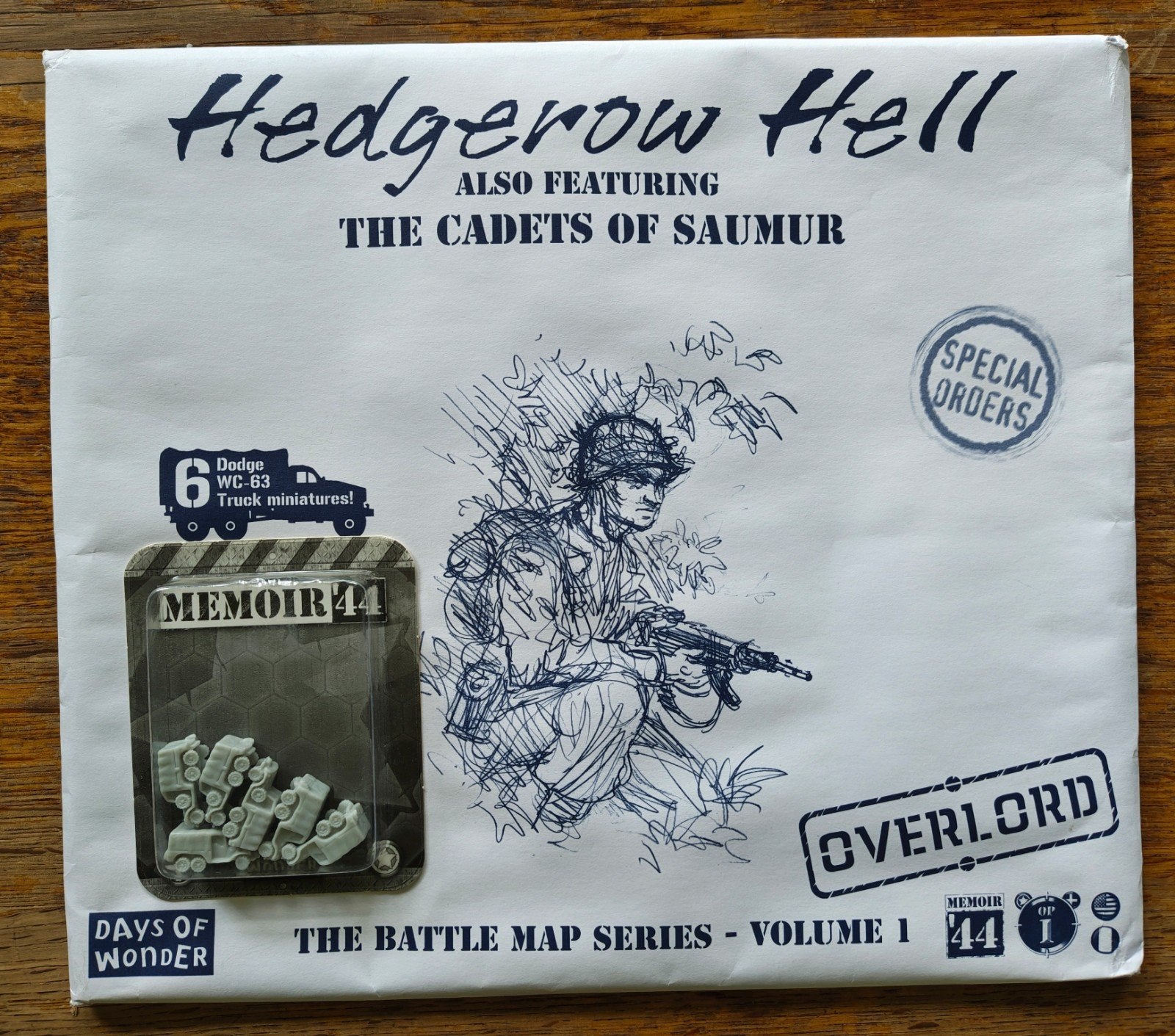Memoir 44, hedgerow hell. NIEUW, Een of twee spelers, Ophalen of Verzenden, Nieuw, Days of Wonder