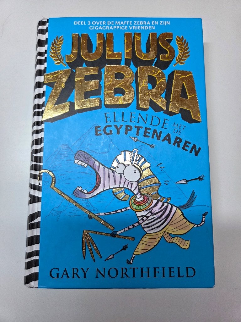 Julius Zebra - Ellende met de Egyptenaren, Ophalen of Verzenden, Zo goed als nieuw, Fictie algemeen