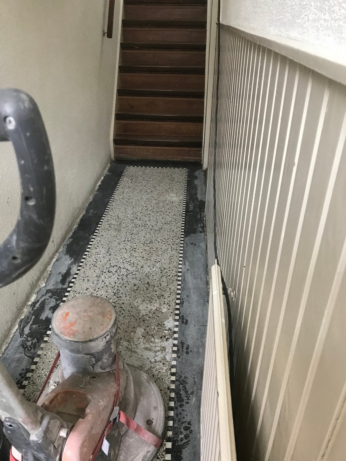 Renovatie polijsten terrazzo