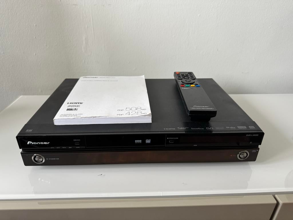 Pioneer DVR-LX60D HDD DVD Speler - Zonder gebreken, Ophalen, Met harddisk, Dvd-recorder, Zo goed als nieuw