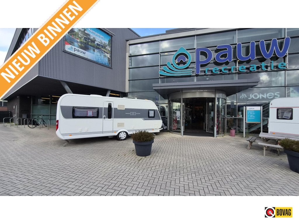 Hobby De Luxe 560 CFE airco en mover, Caravans en Kamperen, Rondzit, Hobby, Bedrijf, Airco