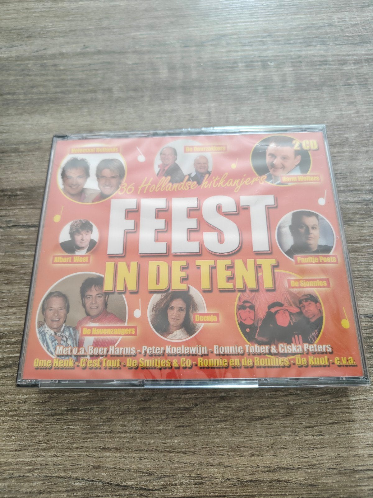 36 Hollandse Hitkanjers - Feest in de Tent (2 CD's), Ophalen of Verzenden, Feestmuziek, Verzamelalbum, Nieuw in verpakking