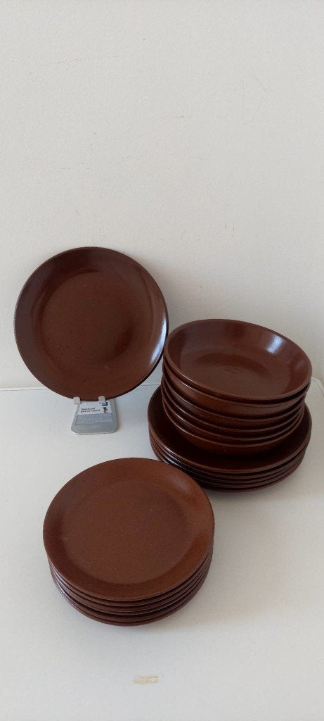 18 Vintage keramiek borden Városlőd Majolika Hongarije, Ophalen, Eu, Gebruikt, Overige merken