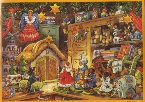 10093 Kerst in de speelgoedwinkel Adventskalender, Diversen, Ophalen of Verzenden