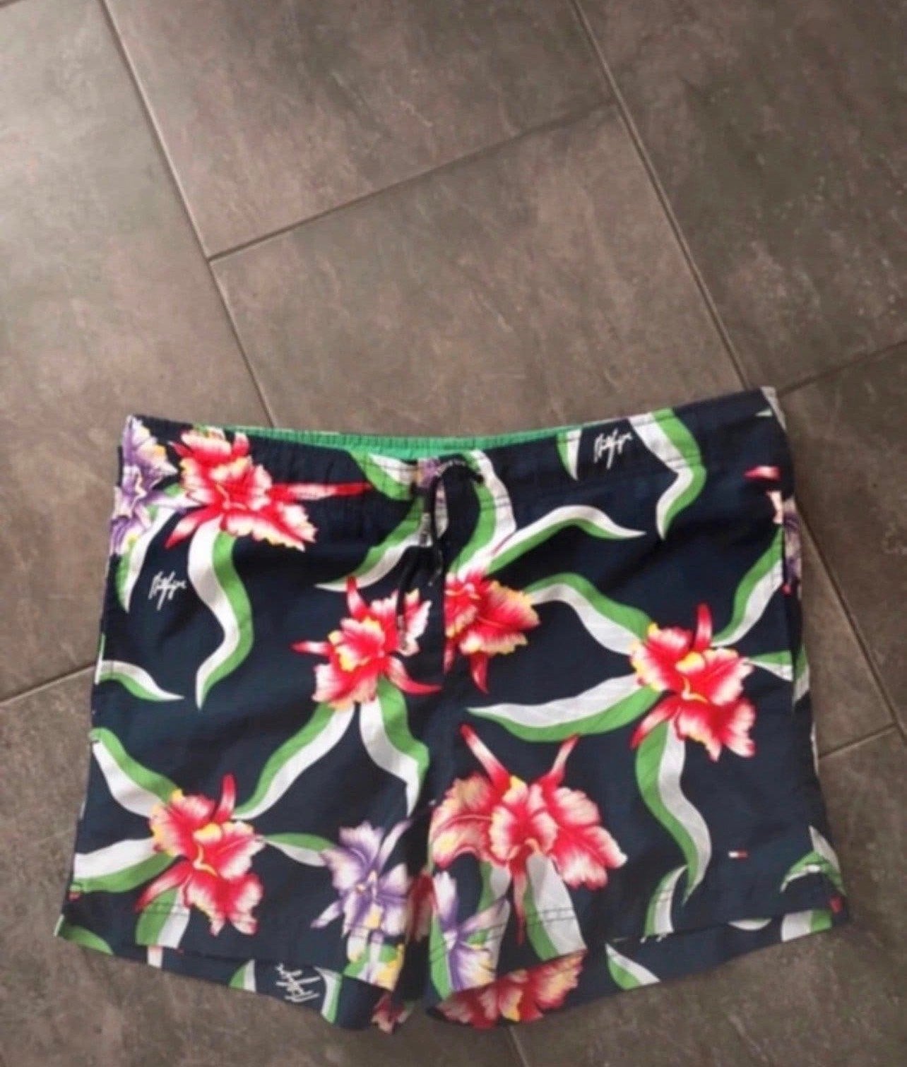 Tommy Hilfiger Zwemshort met Bloemenprint, Ophalen of Verzenden, Maat 48/50 (M), Meerkleurig, Zwemshort
